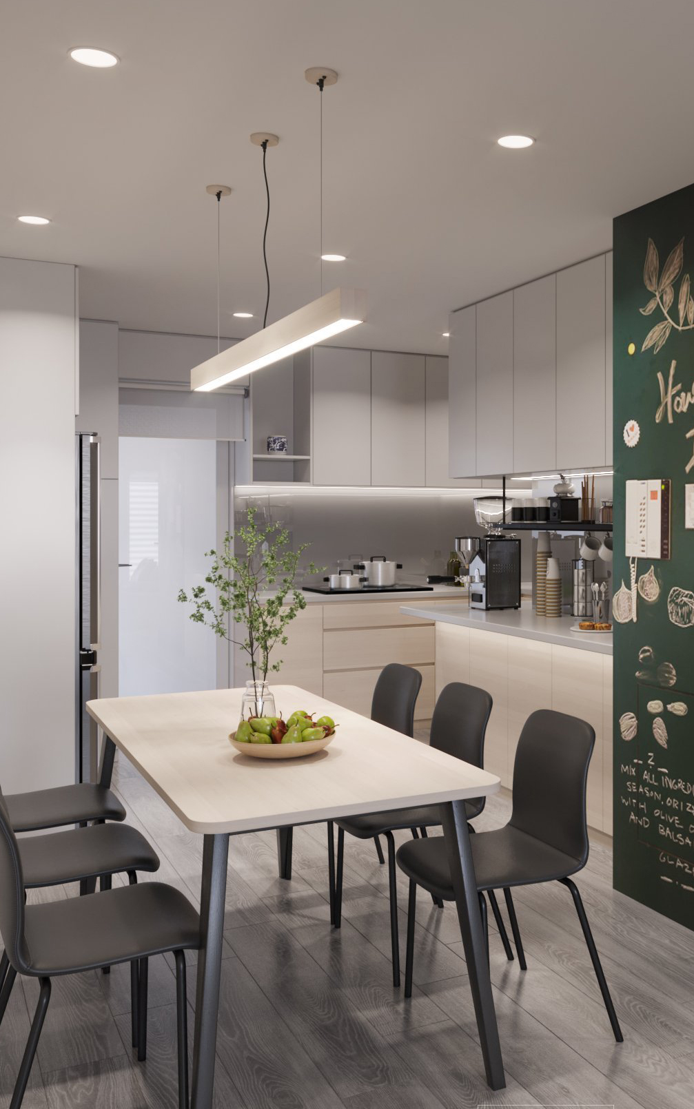 THIẾT KẾ CĂN HỘ 3 PHÒNG NGỦ HIỆN ĐẠI TINH TẾ